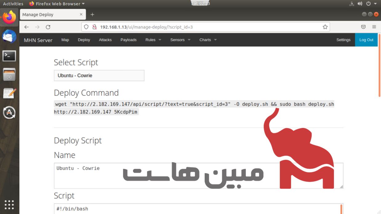 config cowrie on Modern Honey Network