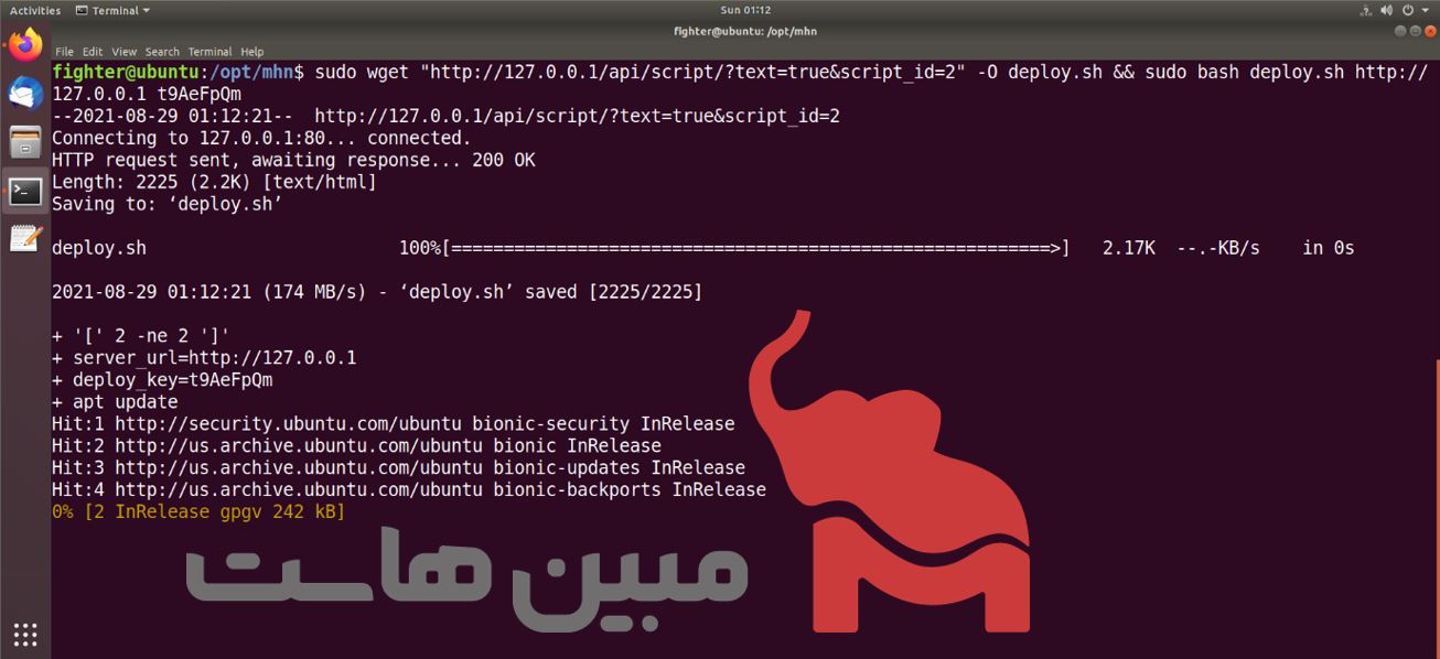 config dionaea on Modern Honey Network