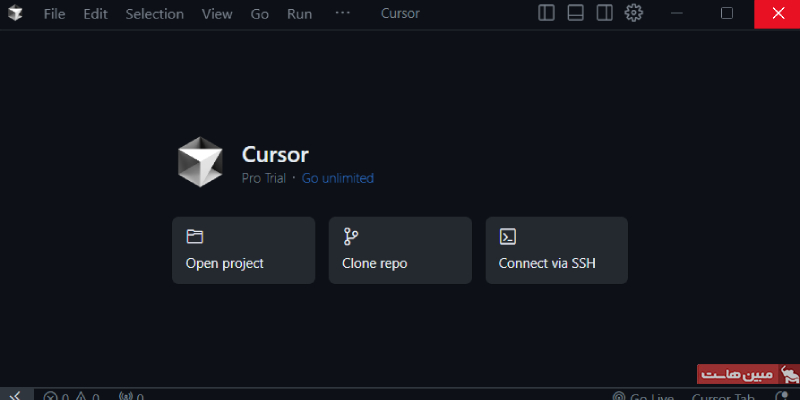 نحوه نصب هوش مصنوعی cursor