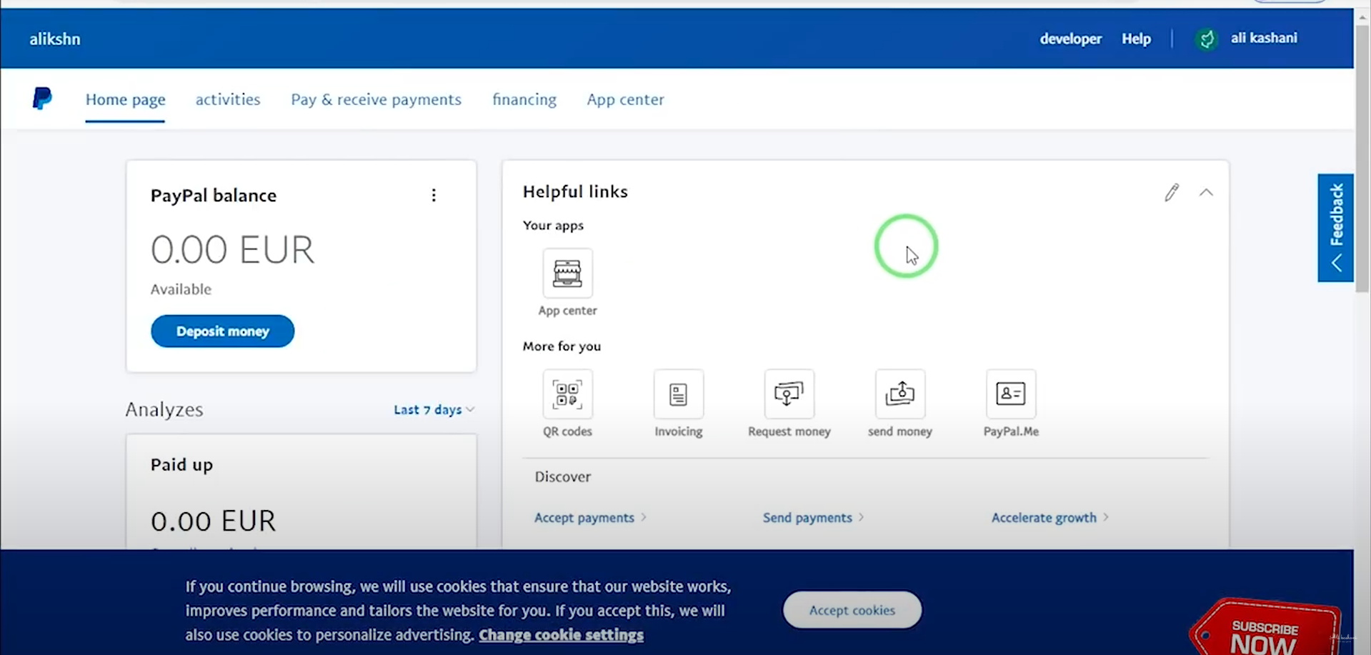 آموزش ساخت اکانت پی پال به صورت تصویری