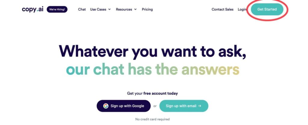 آموزش گام به گام ثبت نام و شروع کار با Copy.ai