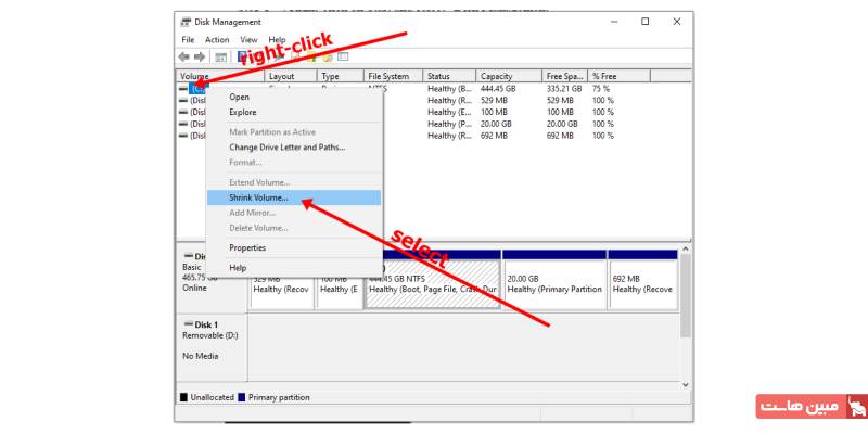 پارتیشنبندی هارد برای اوبونتو