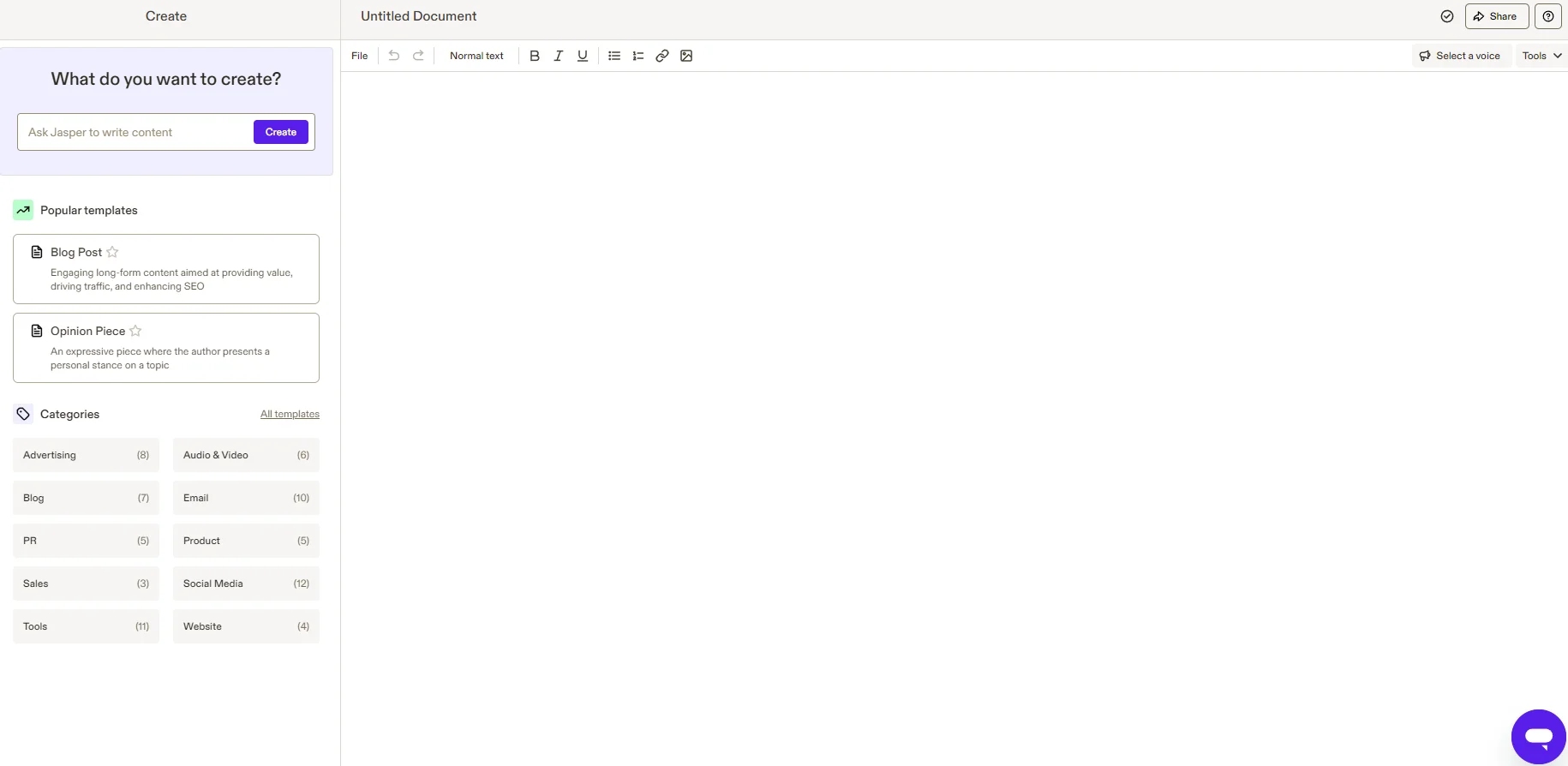 چطور با Jasper AI محتوا تولید کنیم؟