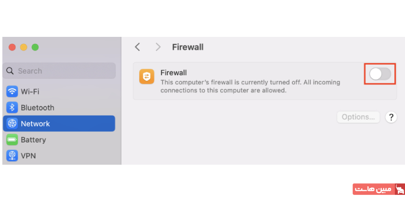 آنتیویروس و فایروال را موقتا غیرفعال کنید ۳