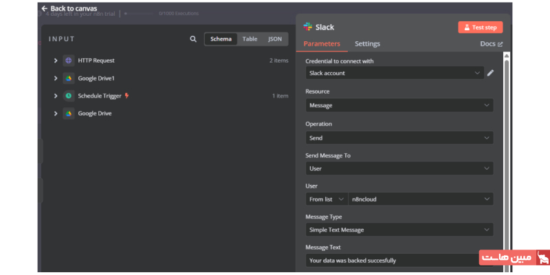 ایجاد Workflow در n8n برای طبقهبندی و آرشیو دادهها ۹