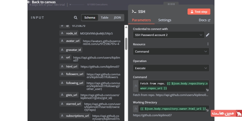 ایجاد یک Workflow DevOps در n8n ۵