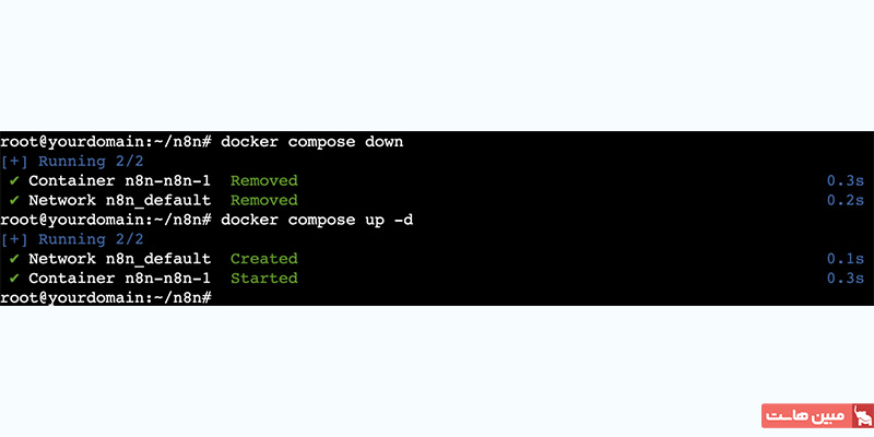 تغییر متغیرهای محیطی n8n
