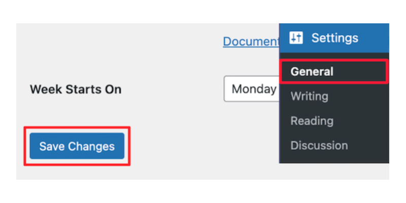 صفحه تنظیمات پیوندهای یکتا و دکمه ذخیره