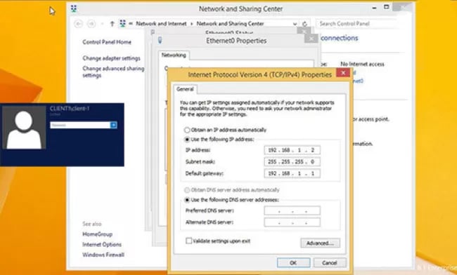 تخصیص IP متناسب با IP شبکه