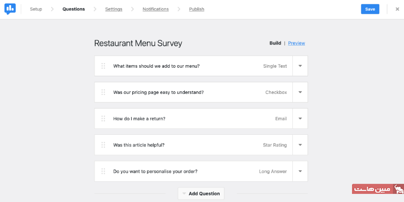 افزونه فرم ساز وردپرس UserFeedback