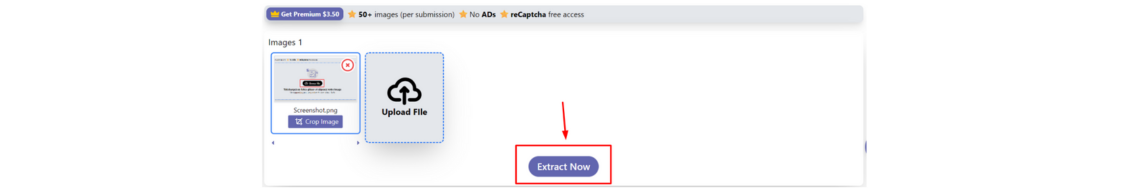 بعد از آن روی دکمه «Extract now» (استخراج کن) کلیک کنید.