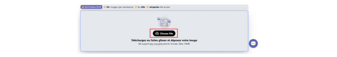 روی دکمه «Choose file» کلیک کنید