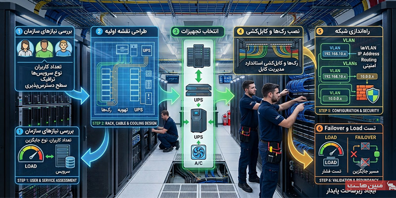 ملزومات اتاق سرور