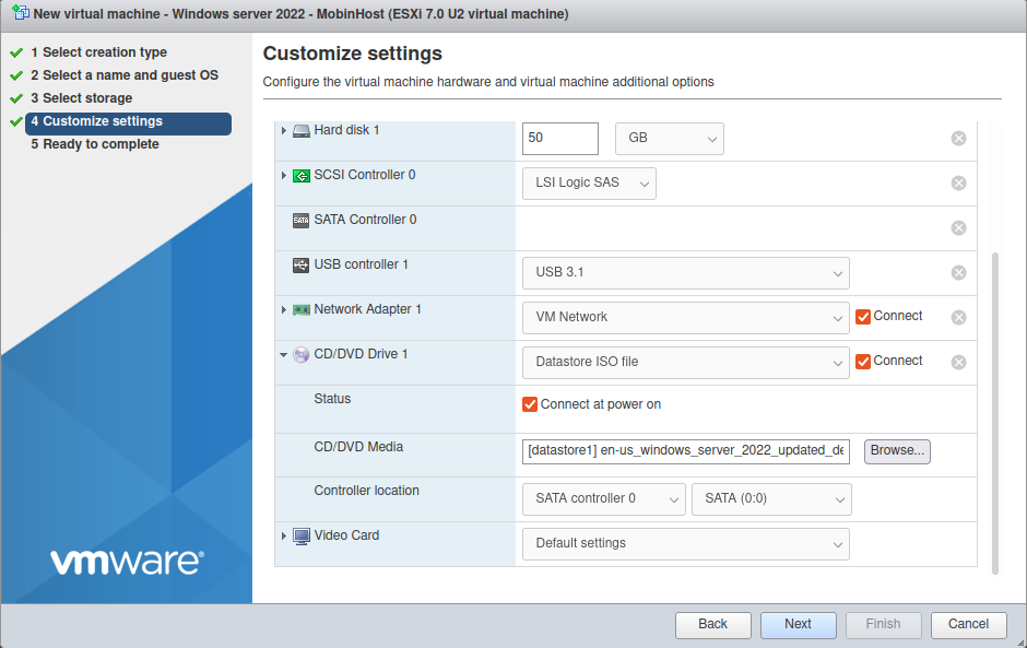 Datastore iso file