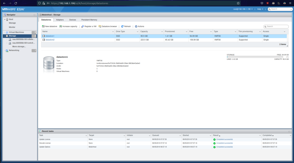 Datastore Browser