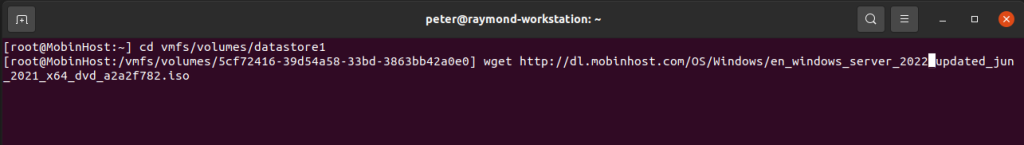 vmfs/volumes/datastore1