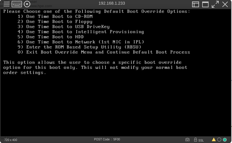 One Time Boot to CD-ROM