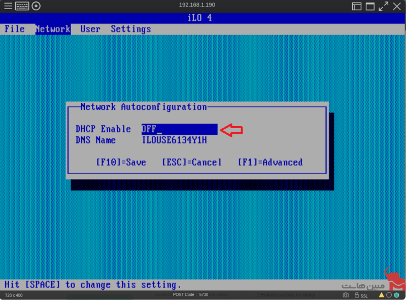 DHCP Enable