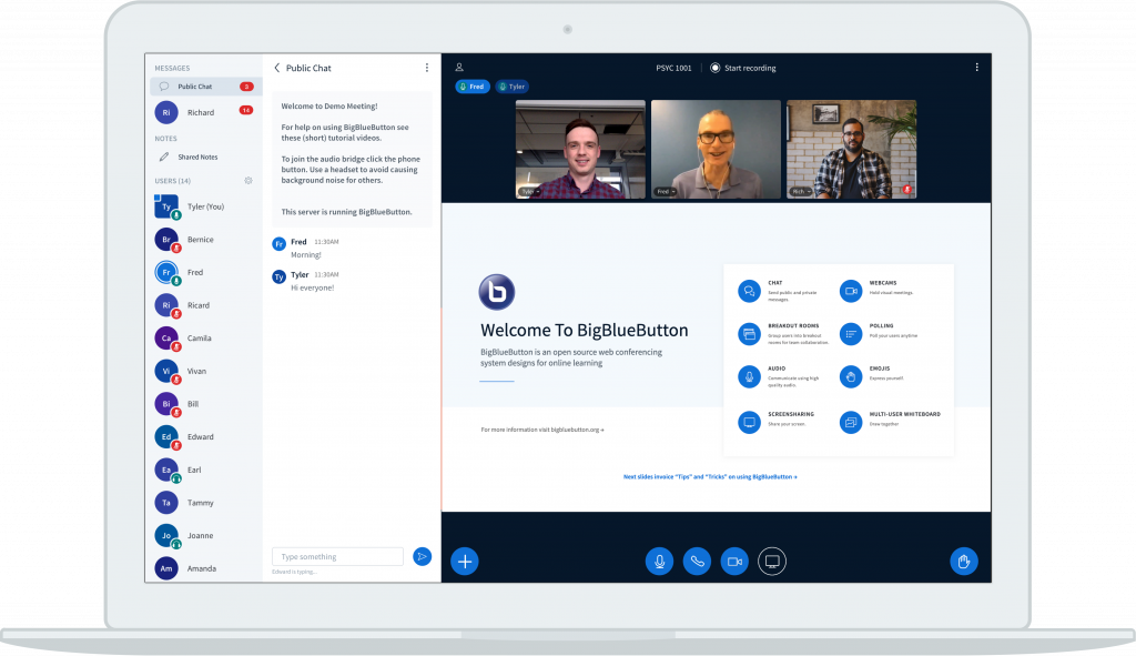 bigbluebutton نصب و راه اندازی
